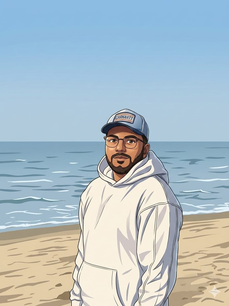 Jahir Ahmed illustrated portrait